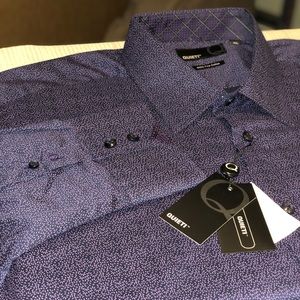 Quieti 100% Fine Cotton Contrast Detail Shirt XL